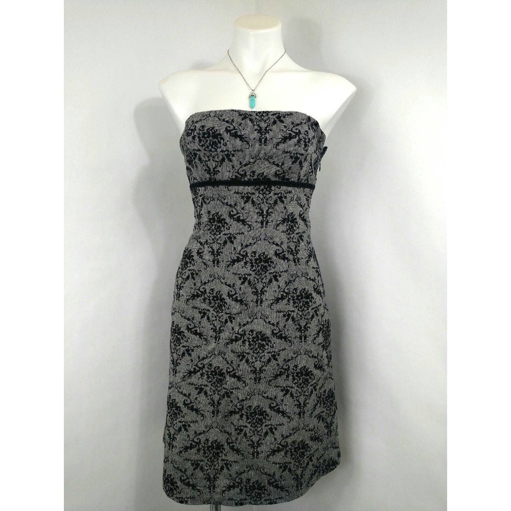 Vintage Beau Bois strapless floral dress